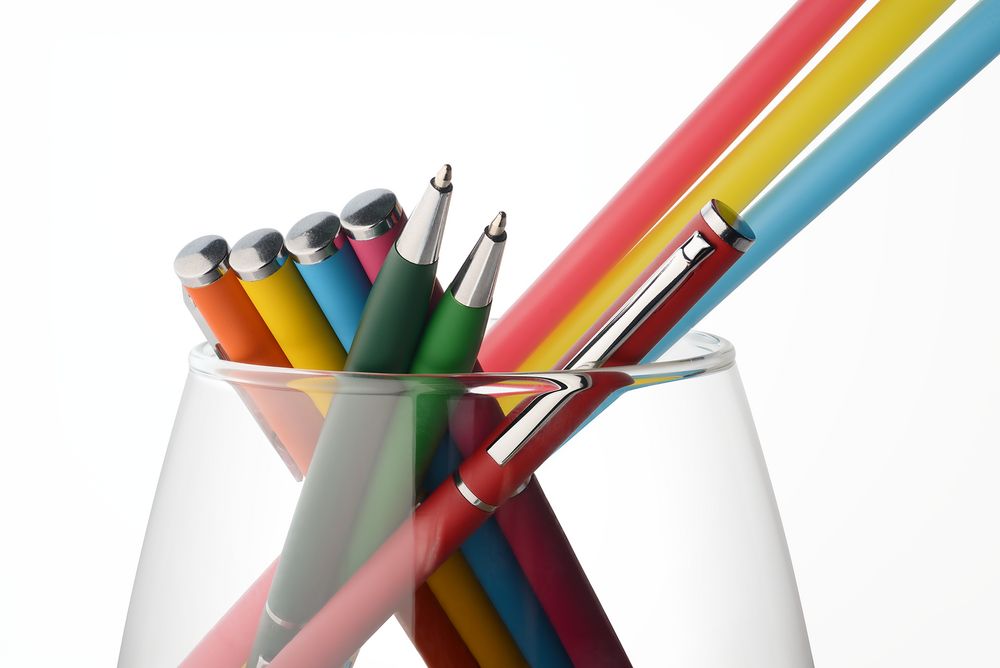 Ручка шариковая Hotel Chrome, ver.2, матовая голубая / Миниатюра WWW (1000)