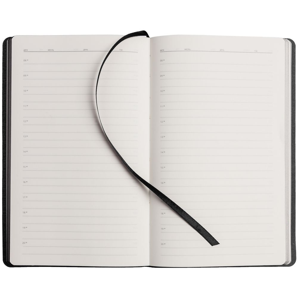 Ежедневник «Лифт успеха», недатированный, черный / Миниатюра WWW (1000)