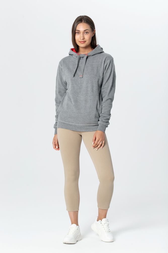 Двусторонняя толстовка Revers, серая с красным / Миниатюра WWW (1000)