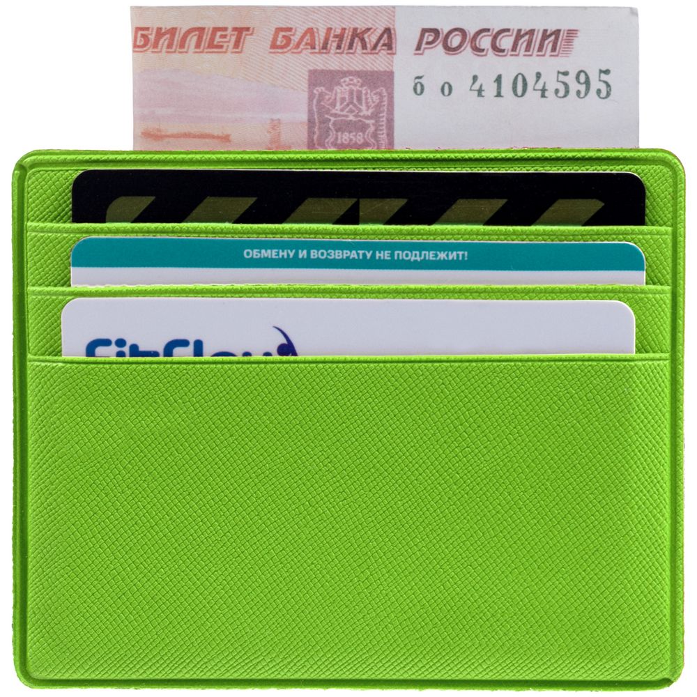 Чехол для карточек Devon, зеленый / Миниатюра WWW (1000)