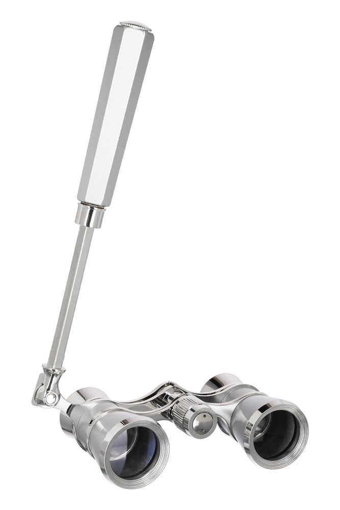 Театральный бинокль-лорнет Broadway 325E, серебристый / Миниатюра WWW (1000)