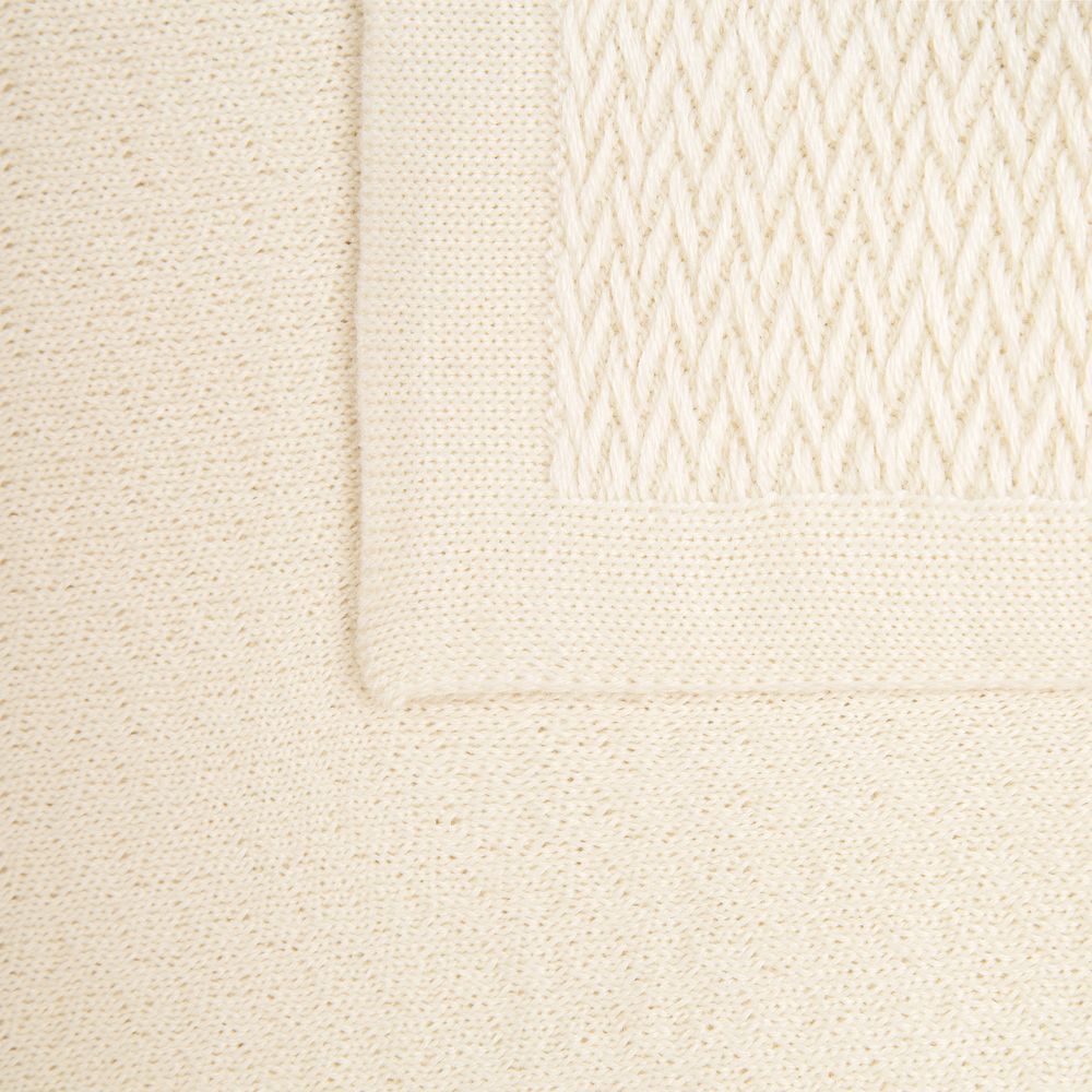 Плед Ornato, молочно-белый (ванильный) / Миниатюра WWW (1000)