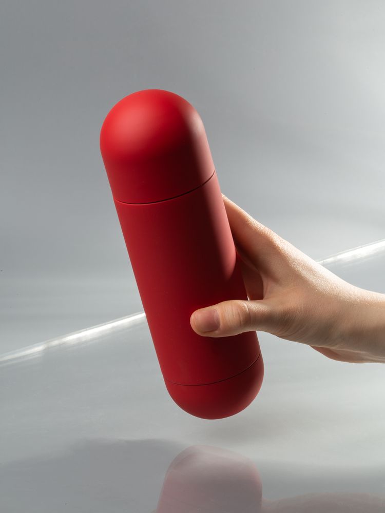 Термос Tubula Soft Touch, красный / Миниатюра WWW (1000)