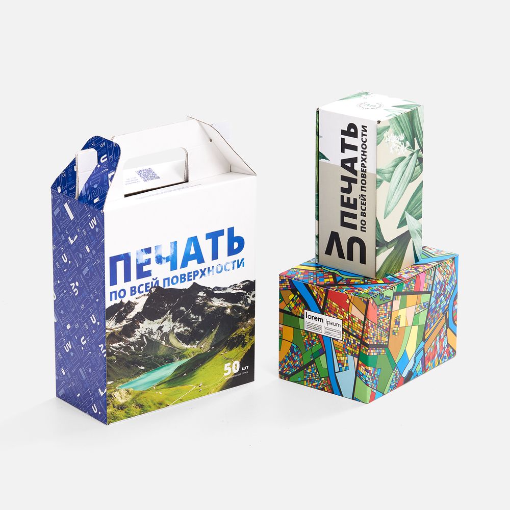 Коробка с печатью на заказ Freeform, L / Миниатюра WWW (1000)