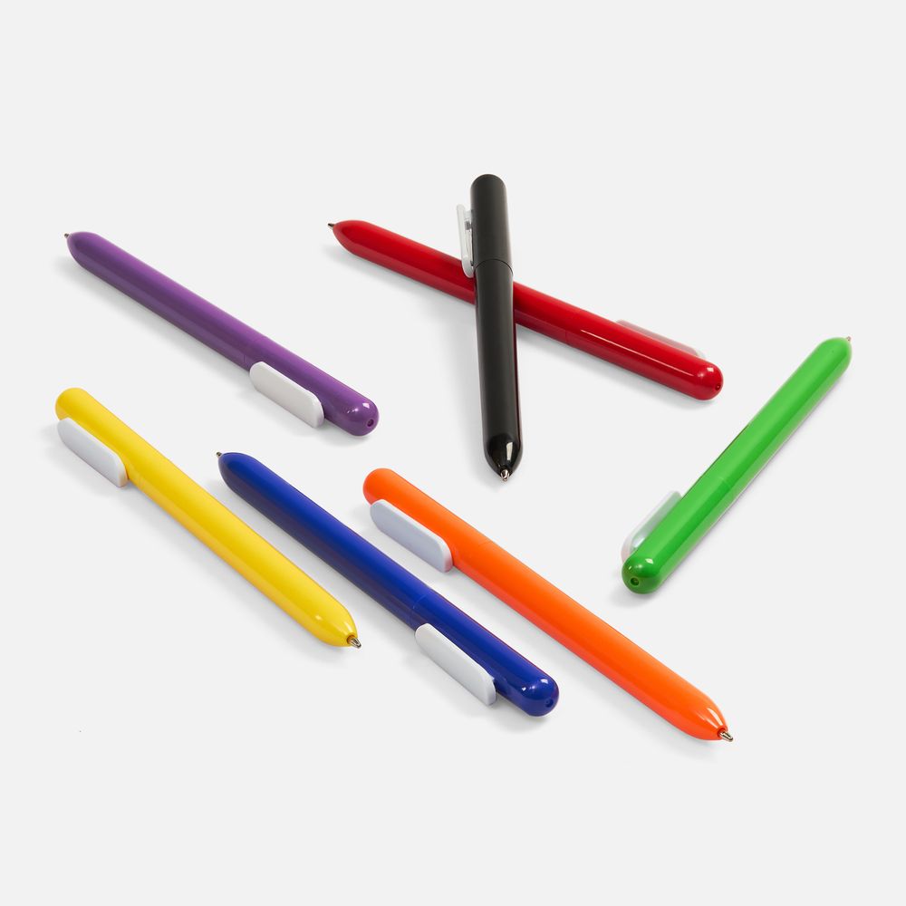 Ручка шариковая Swiper, черная с белым / Миниатюра WWW (1000)