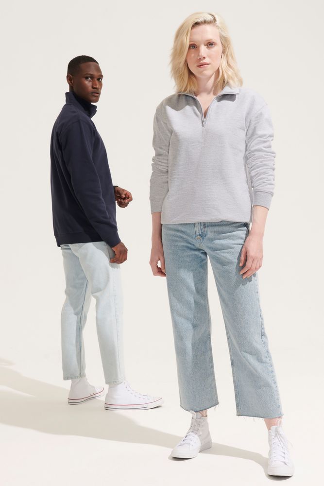 Толстовка унисекс Conrad, серый меланж / Миниатюра WWW (1000)