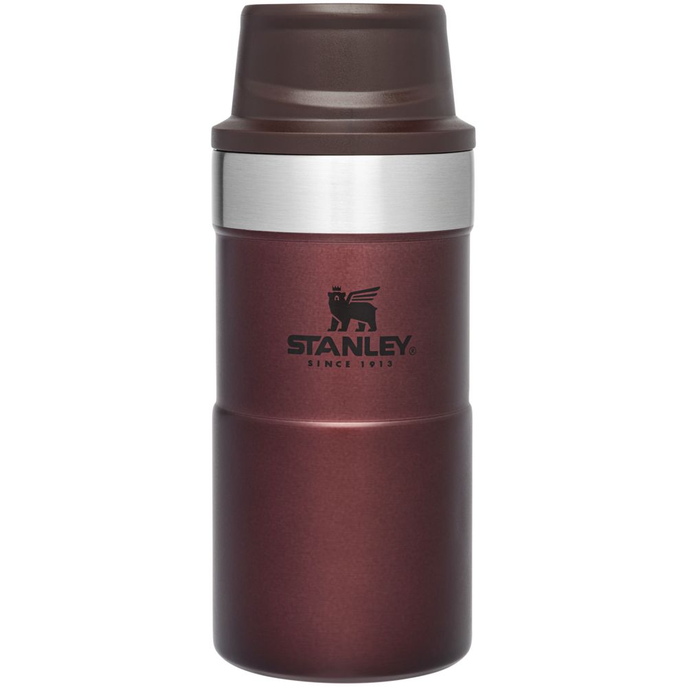 Термокружка Stanley Classic One Hand 2.0 250, бордовая / Миниатюра WWW (1000)