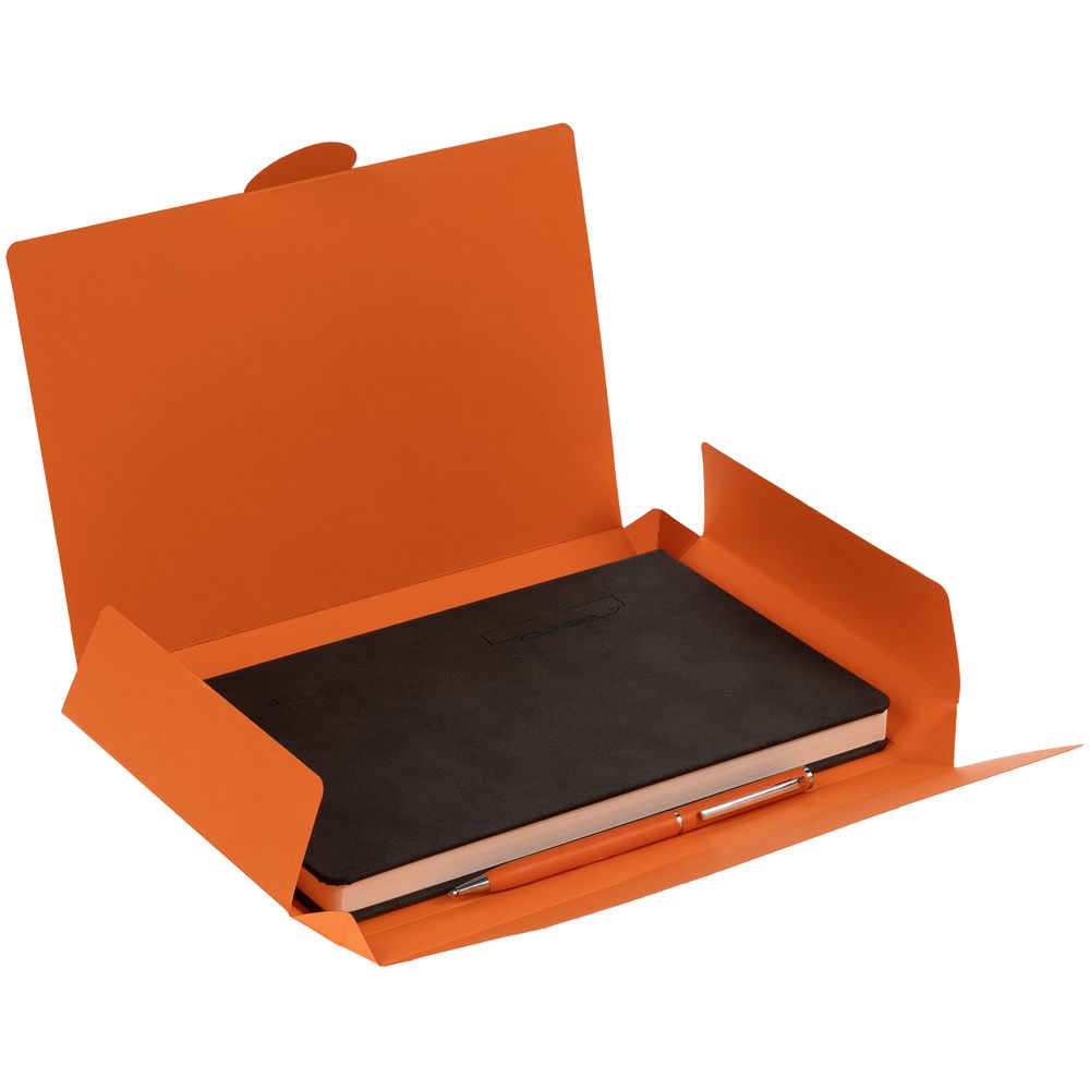 Набор Magnet Chrome с блокнотом, оранжевый / Миниатюра WWW (1000)