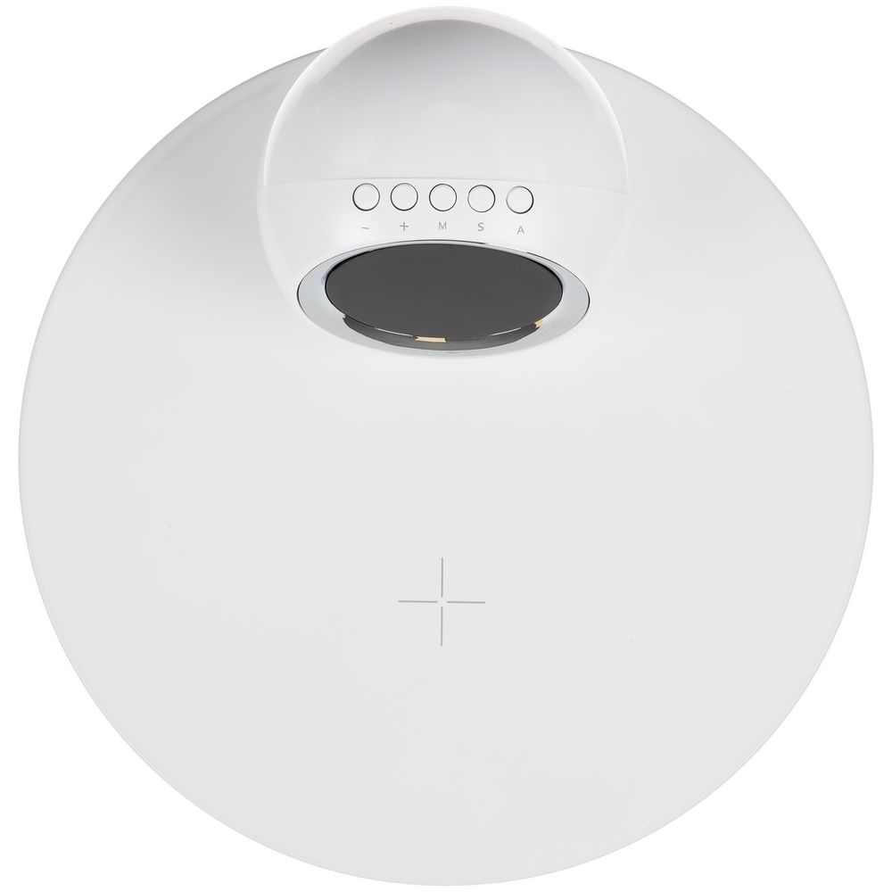 Станция беспроводной зарядки с часами и подсветкой GlobeBee, белая / Миниатюра WWW (1000)