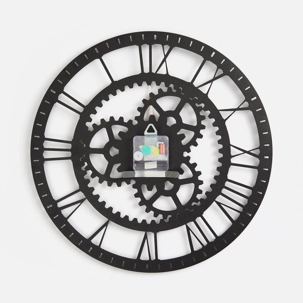 Часы «Ход времени», черные / Миниатюра WWW (1000)