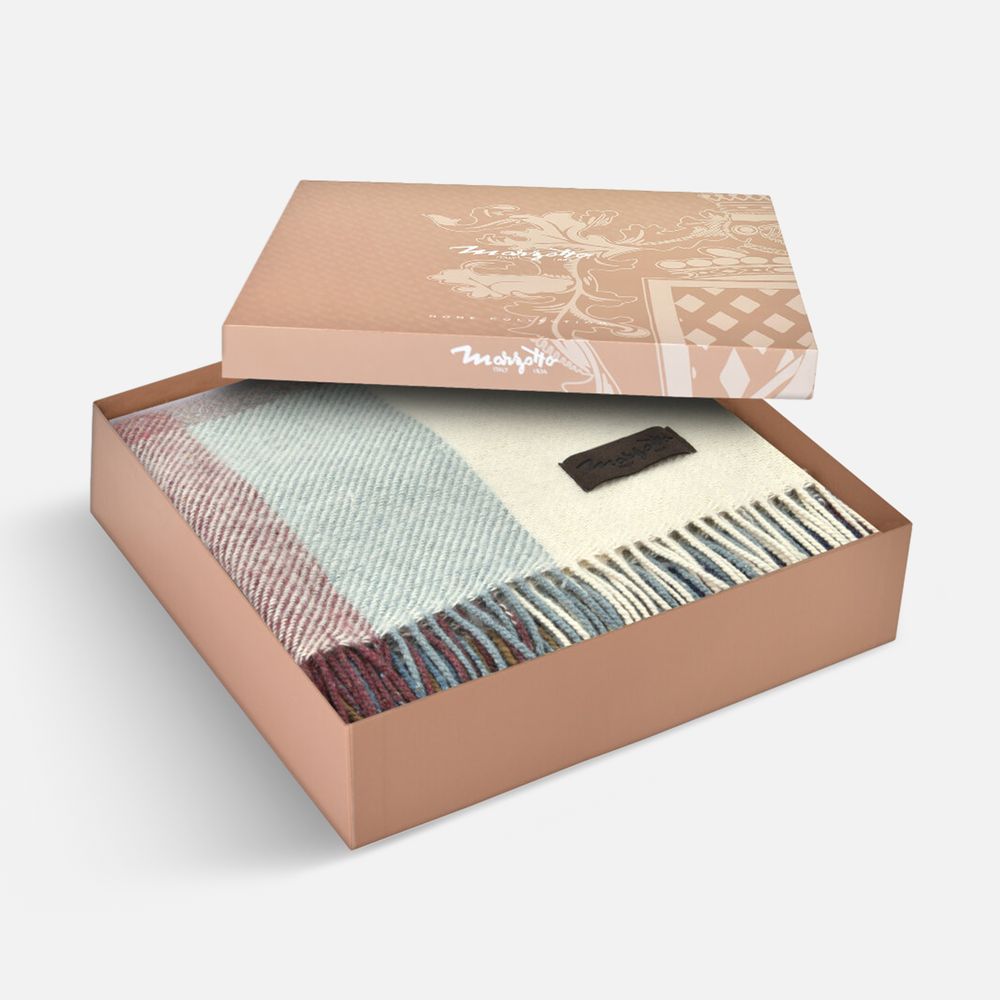 Плед Arequipa, голубой c красным / Миниатюра WWW (1000)