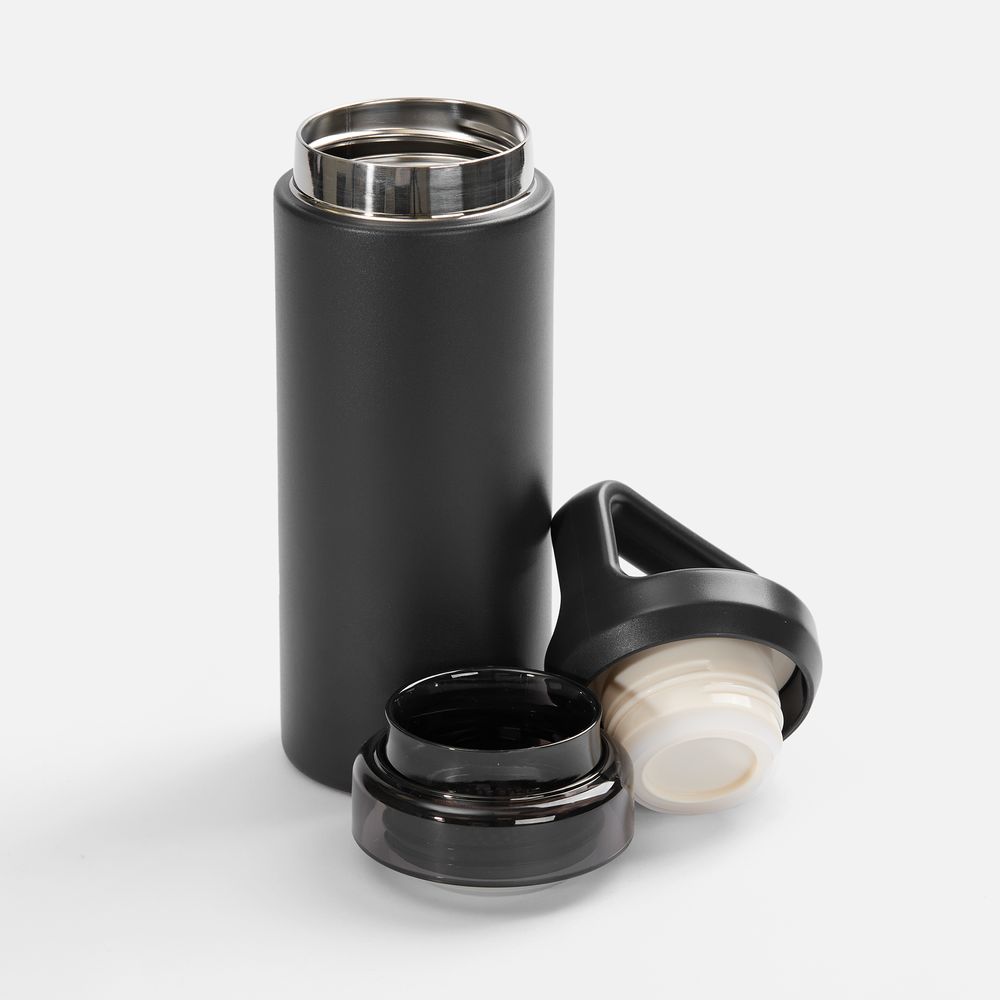 Термостакан Leval с ситечком, черный / Миниатюра WWW (1000)