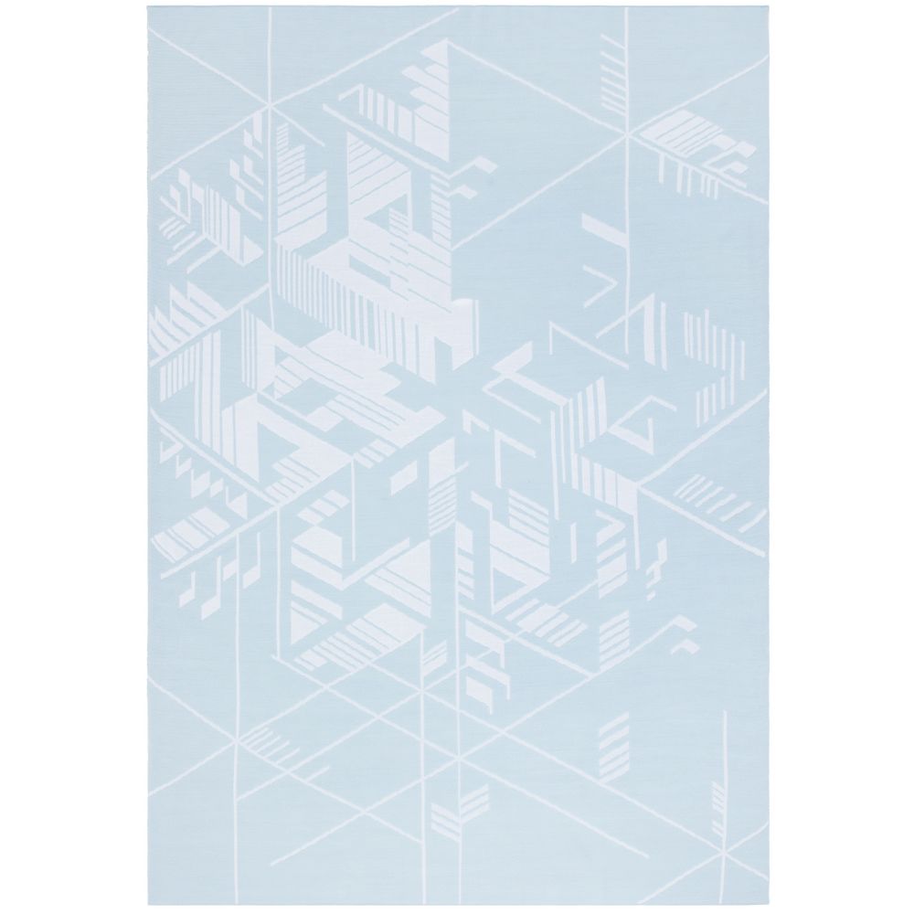 Плед Winterflake, бело-голубой с люрексом / Миниатюра WWW (1000)