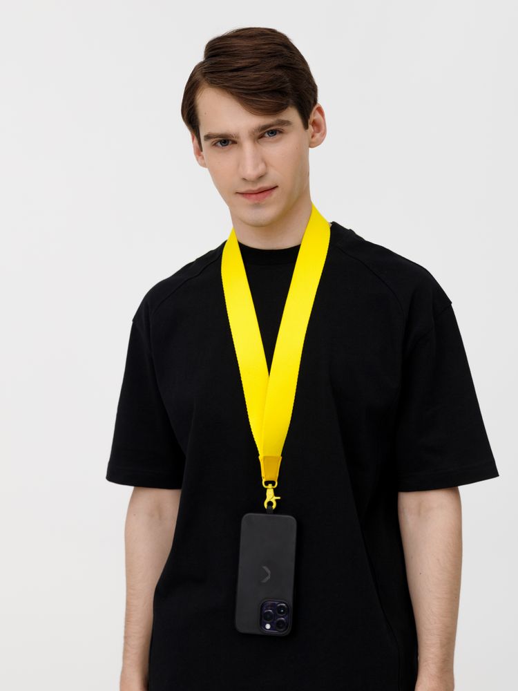 Ланьярд Band, желтый / Миниатюра WWW (1000)