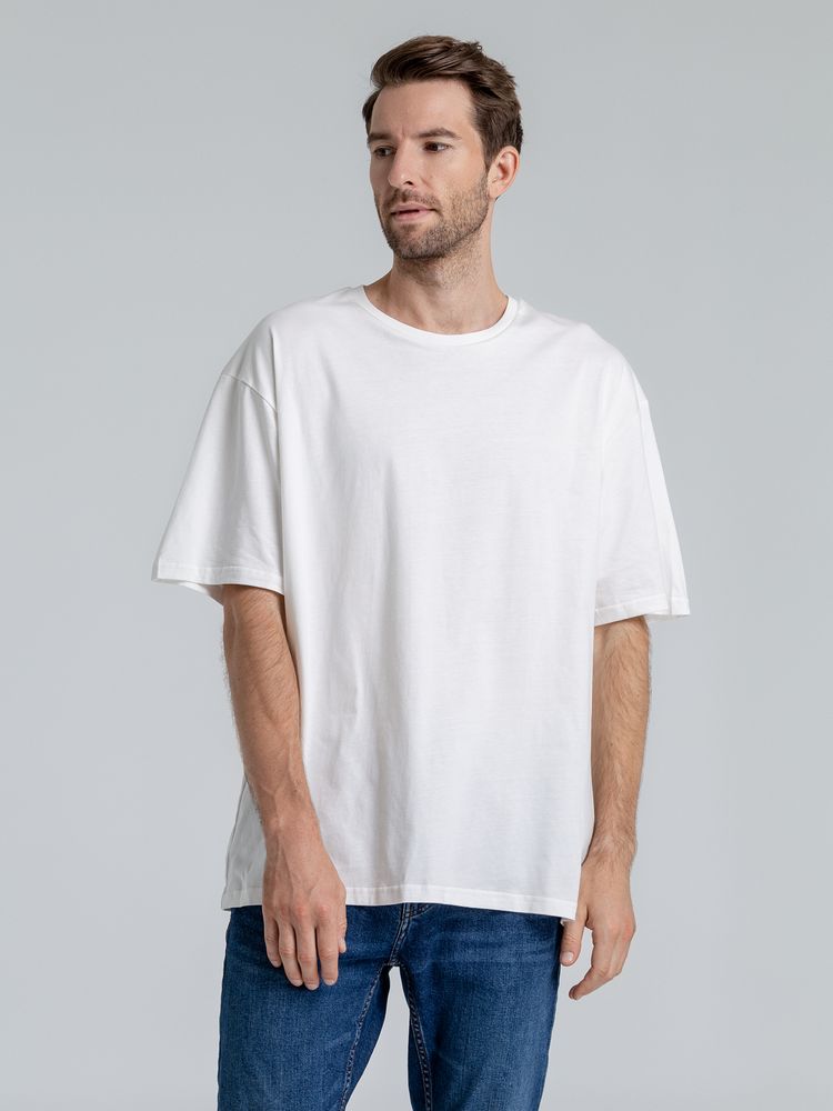 Футболка оверсайз «Почти полный Пи», молочно-белая / Миниатюра WWW (1000)