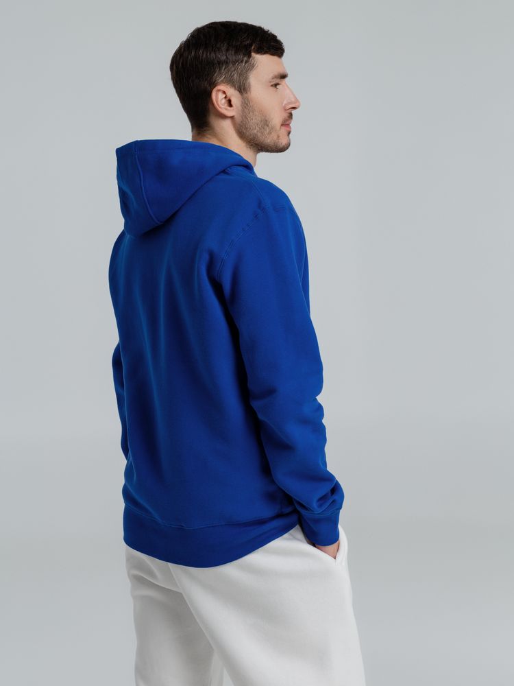 Толстовка с капюшоном на молнии унисекс King, ярко-синяя / Миниатюра WWW (1000)