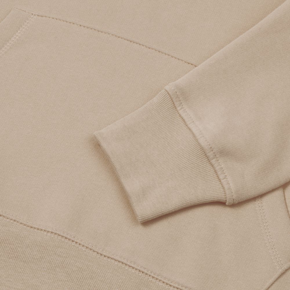 Толстовка с капюшоном унисекс Hoodie, бежевая / Миниатюра WWW (1000)