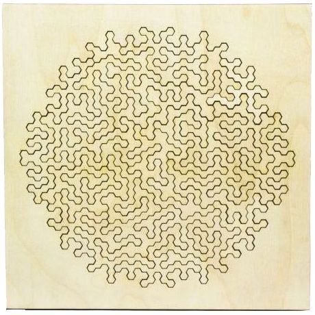 Фрактальный пазл Puzzliki Asterisk Medium, 29 деталей