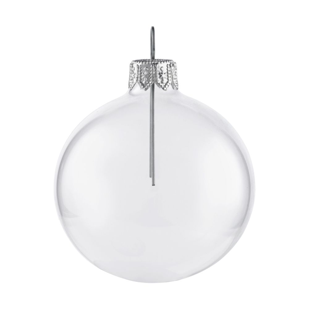 Елочный шар Gala Night, 6 см, прозрачный / Миниатюра WWW (1000)