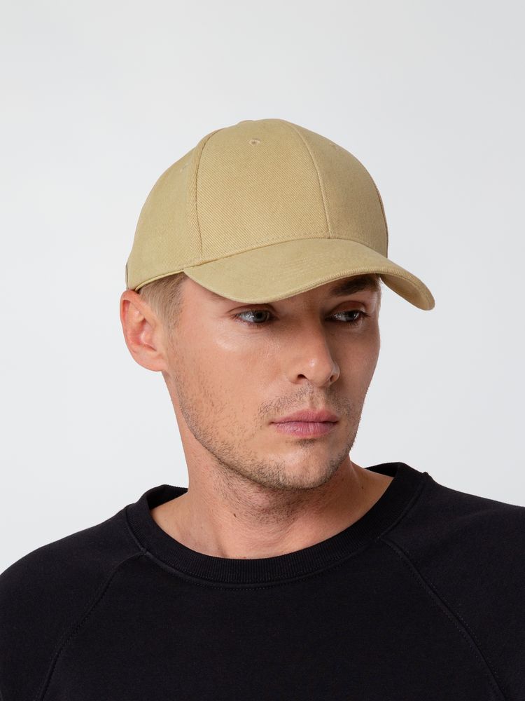 Бейсболка Hillside, бежевая / Миниатюра WWW (1000)