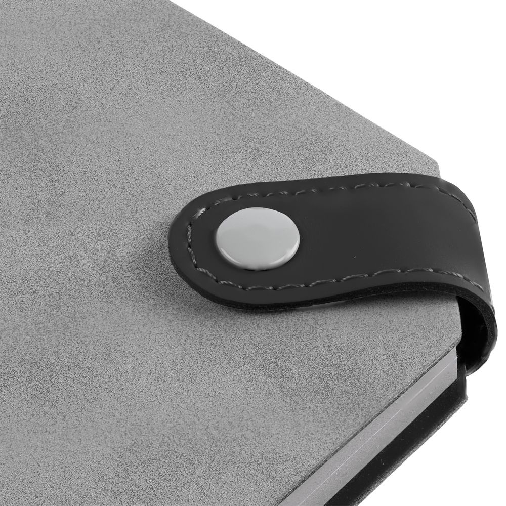 Ежедневник Corner, недатированный, серый с черным / Миниатюра WWW (1000)