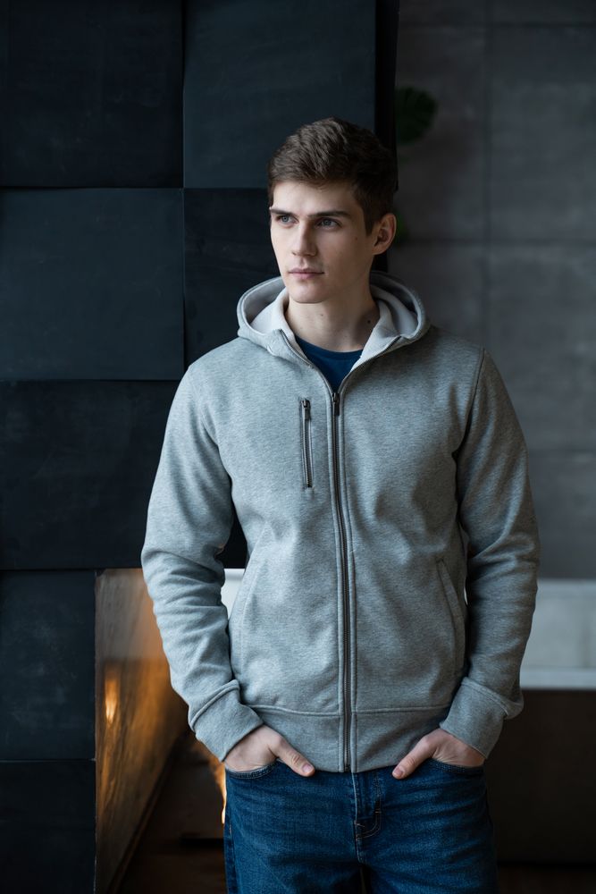 Толстовка мужская Parkwick красный меланж / Миниатюра WWW (1000)