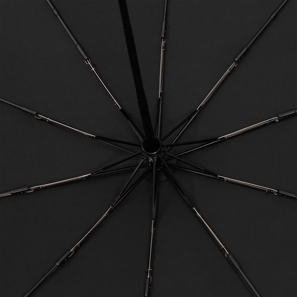 Зонт складной Cloudburst, черный / Миниатюра WWW (1000)
