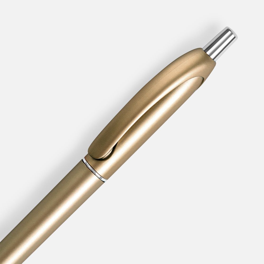 Ручка шариковая Bright Spark, золотистая / Миниатюра WWW (1000)