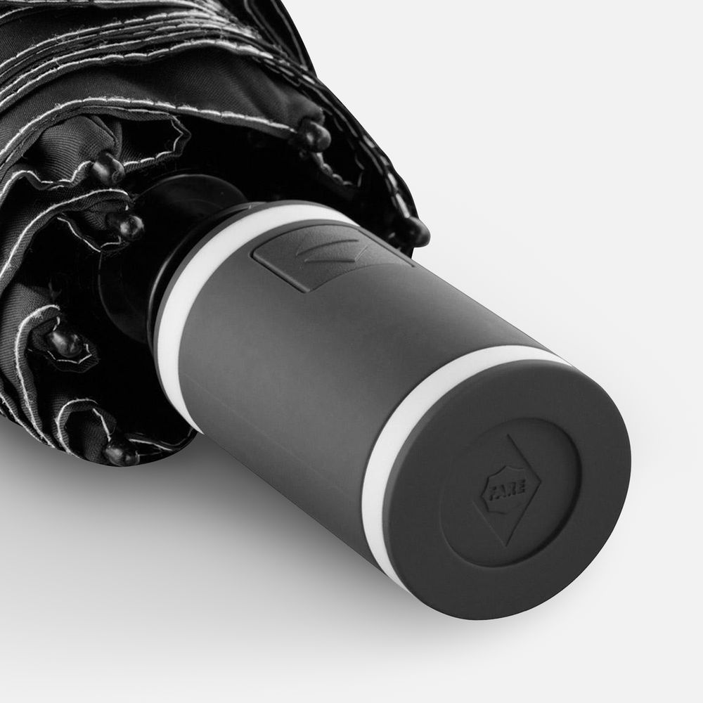 Зонт складной AOC Mini с цветными спицами, белый / Миниатюра WWW (1000)