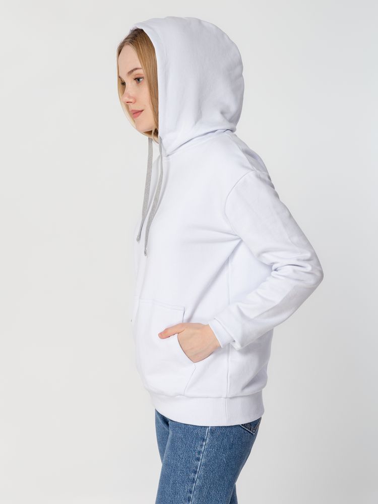 Толстовка с капюшоном Unit Kirenga Heavy, белая / Миниатюра WWW (1000)