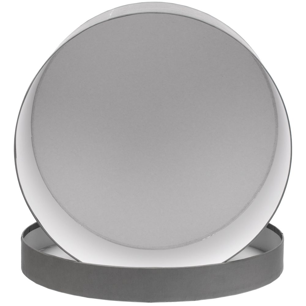 Коробка круглая Hatte, серая, уценка / Миниатюра WWW (1000)