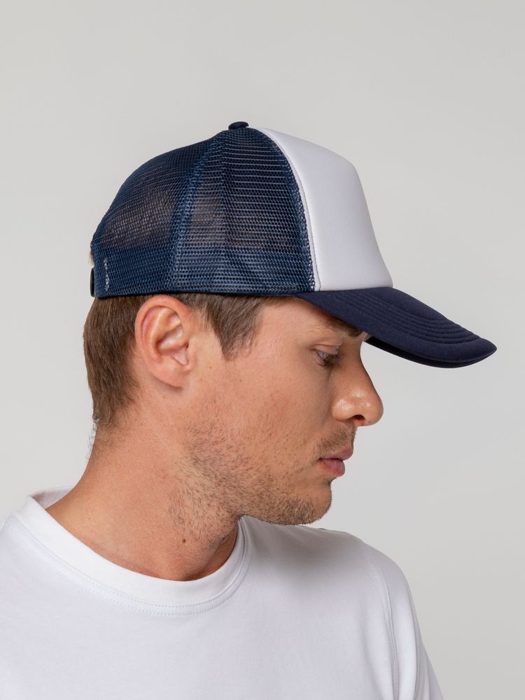 Бейсболка Sunbreaker, темно-синяя с белым / Миниатюра WWW (1000)