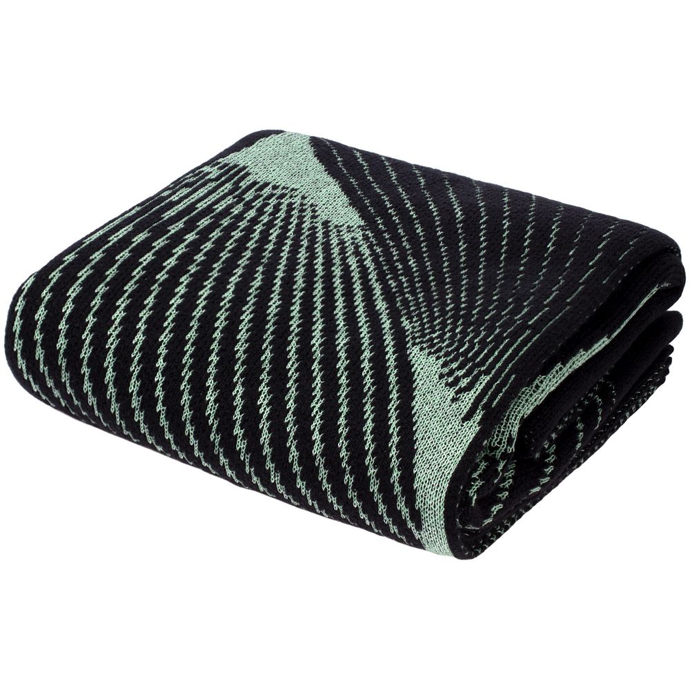 Плед Lumi Lure, черный с зеленым / Миниатюра WWW (1000)