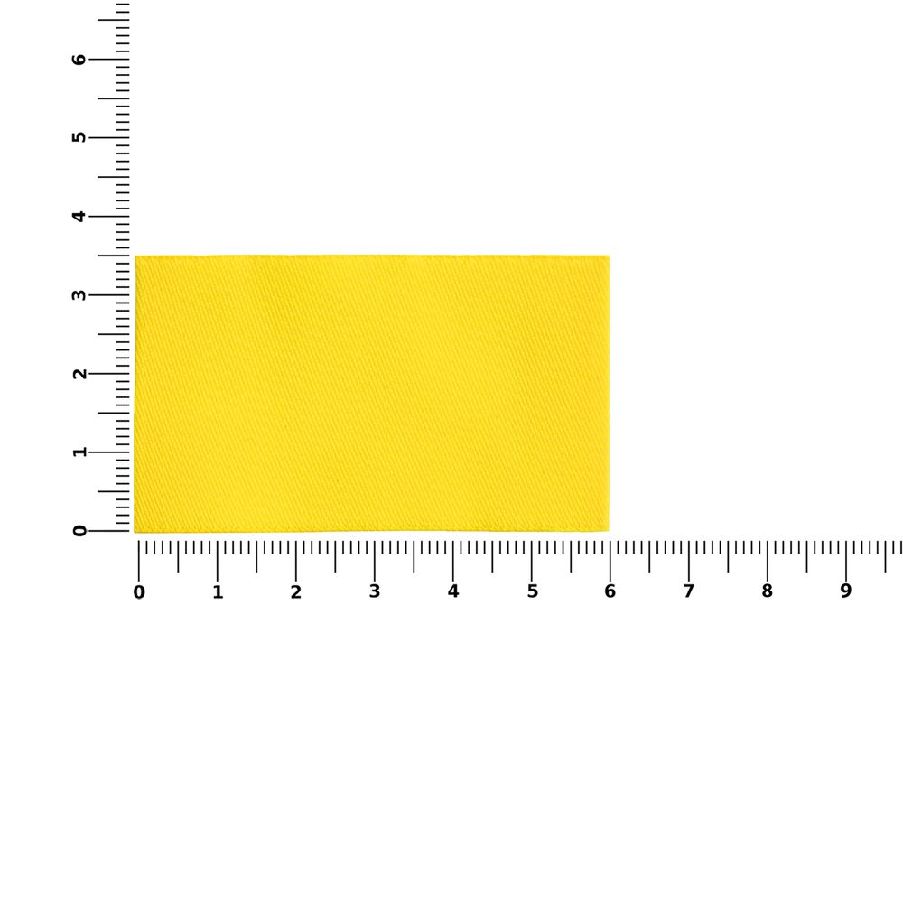 Лейбл тканевый Epsilon, M, желтый / Миниатюра WWW (1000)