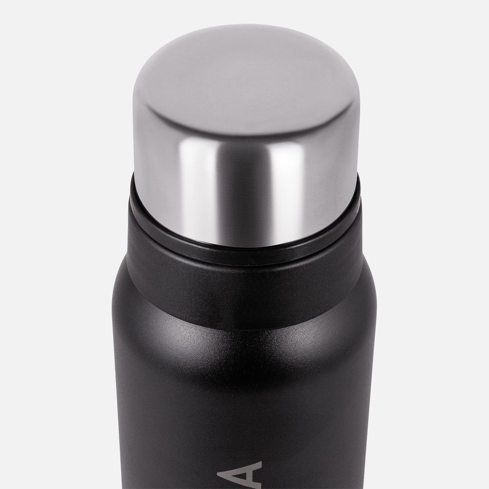 Термос Relaxika 1000 со стикерпаком, черный / Миниатюра WWW (1000)