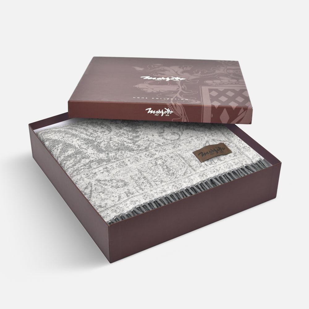 Плед Magnolia, серый / Миниатюра WWW (1000)