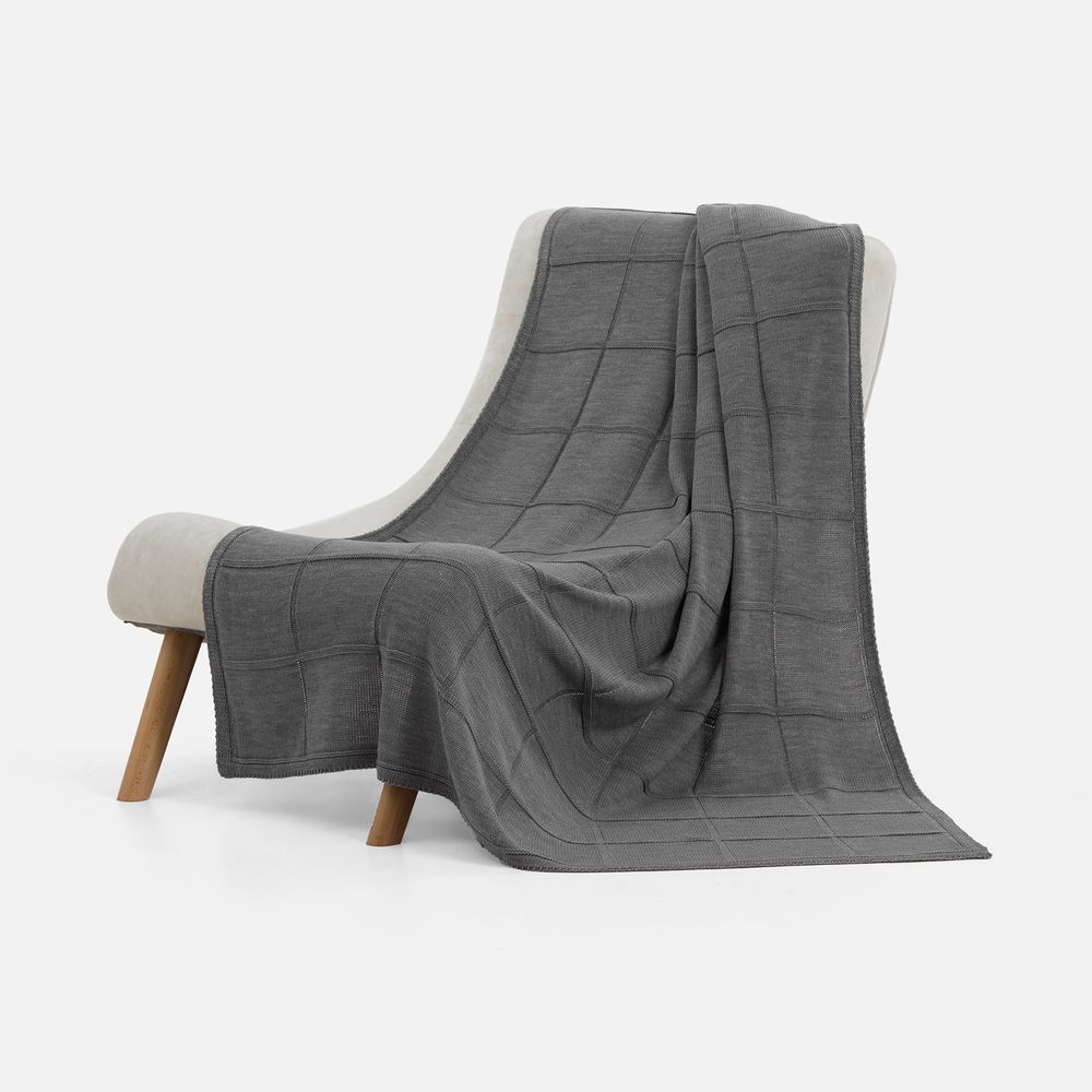 Плед Chainfield, серый меланж / Миниатюра WWW (1000)