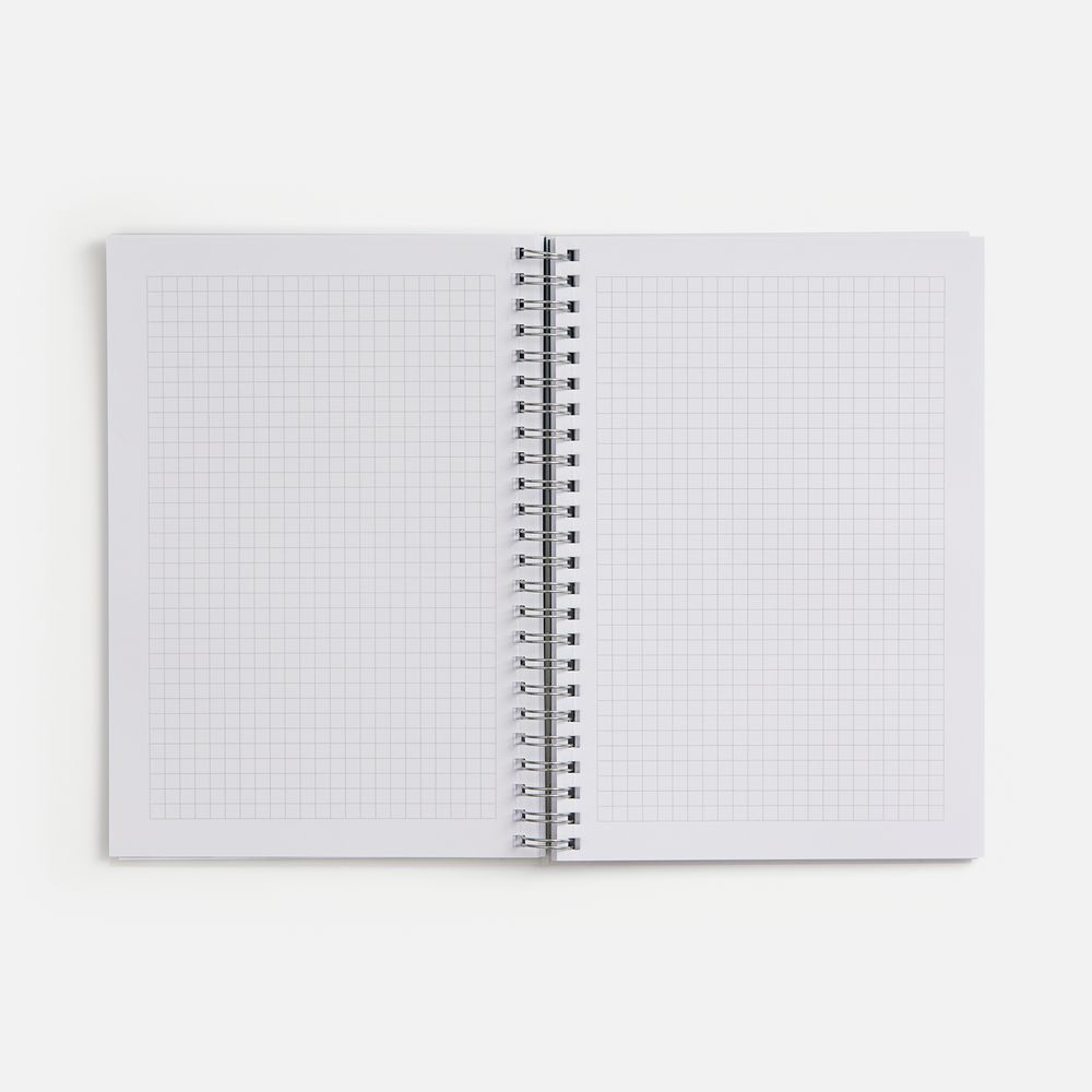 Блокнот на пружине Novalis, черный / Миниатюра WWW (1000)