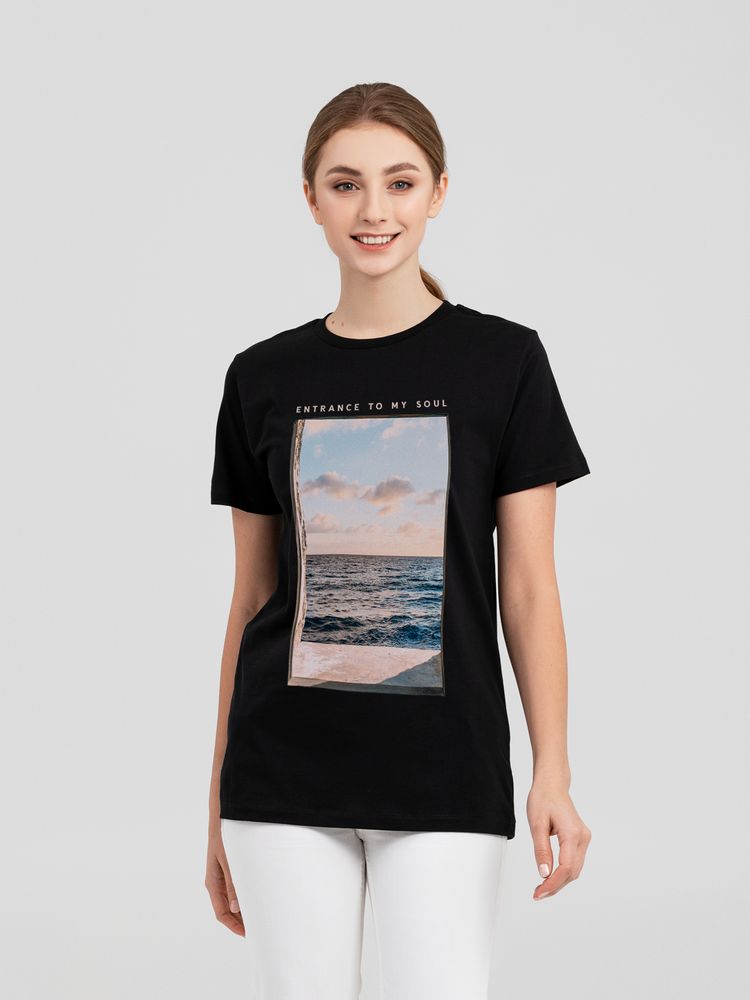 Футболка Entrance To My Soul, черная / Миниатюра WWW (1000)
