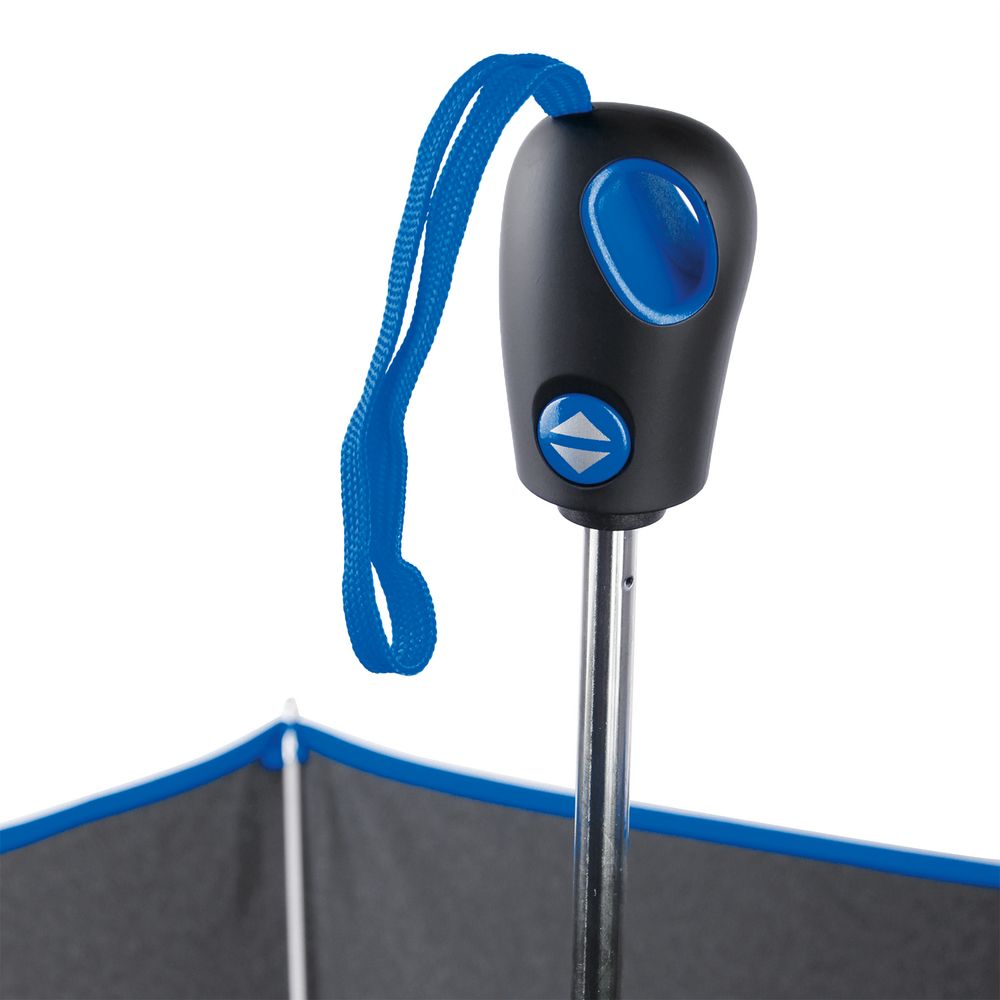 Складной зонт Drizzle, черный с синим / Миниатюра WWW (1000)