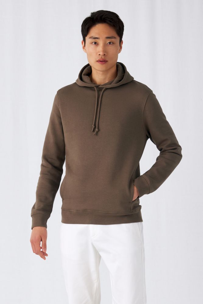 Толстовка с капюшоном унисекс BNC Organic, серый меланж / Миниатюра WWW (1000)