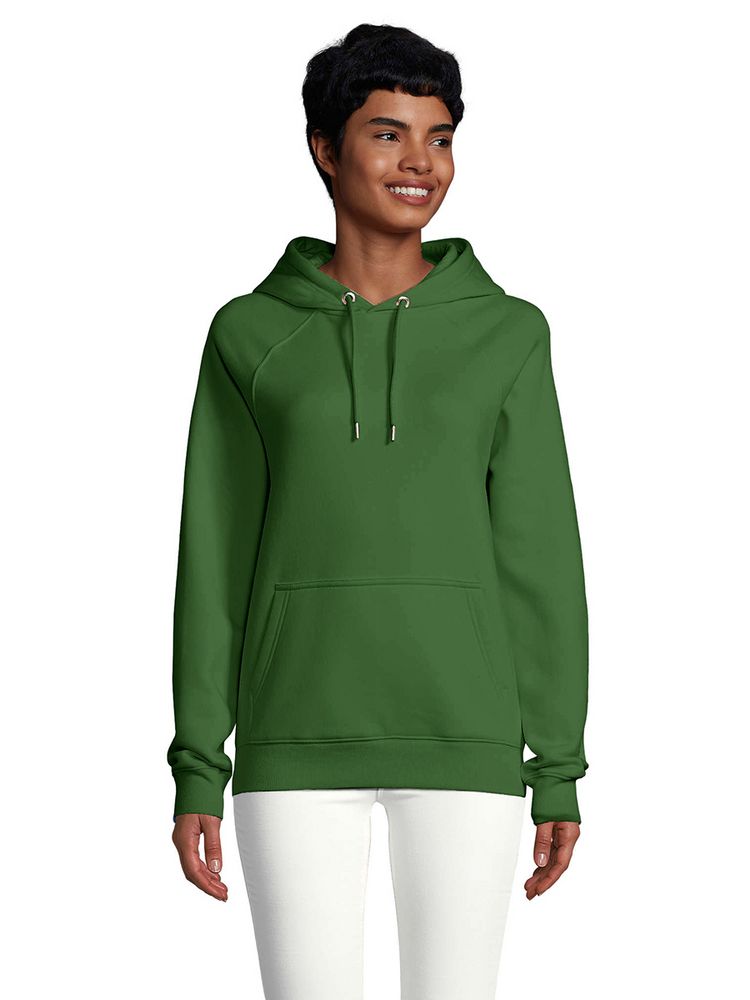 Толстовка унисекс Stellar, темно-зеленая / Миниатюра WWW (1000)