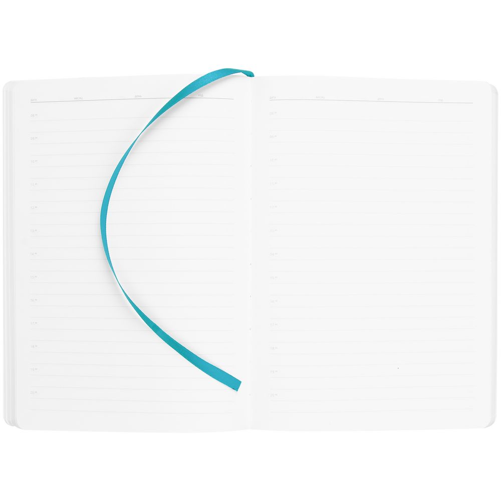 Ежедневник Vale, недатированный, бирюзовый / Миниатюра WWW (1000)