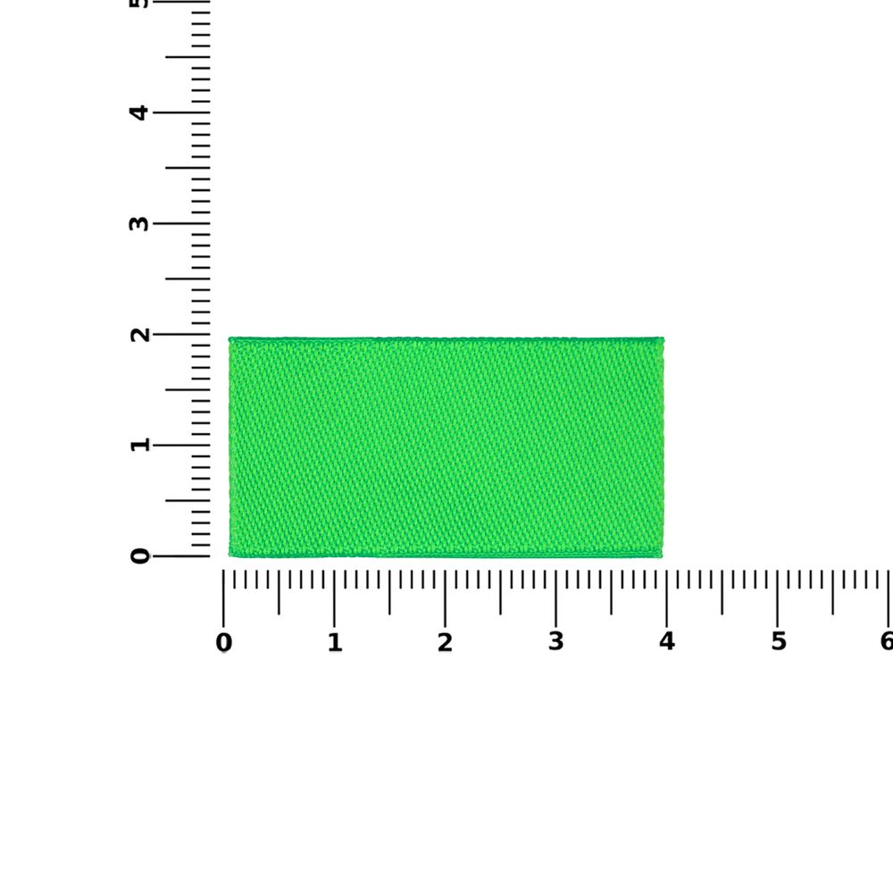 Лейбл тканевый Epsilon, XXS, зеленый неон / Миниатюра WWW (1000)