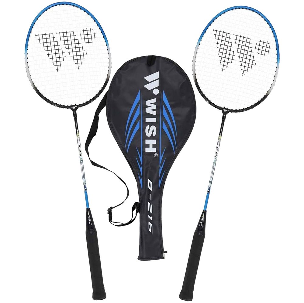 Набор для игры в бадминтон Steeltec, синий / Миниатюра WWW (1000)