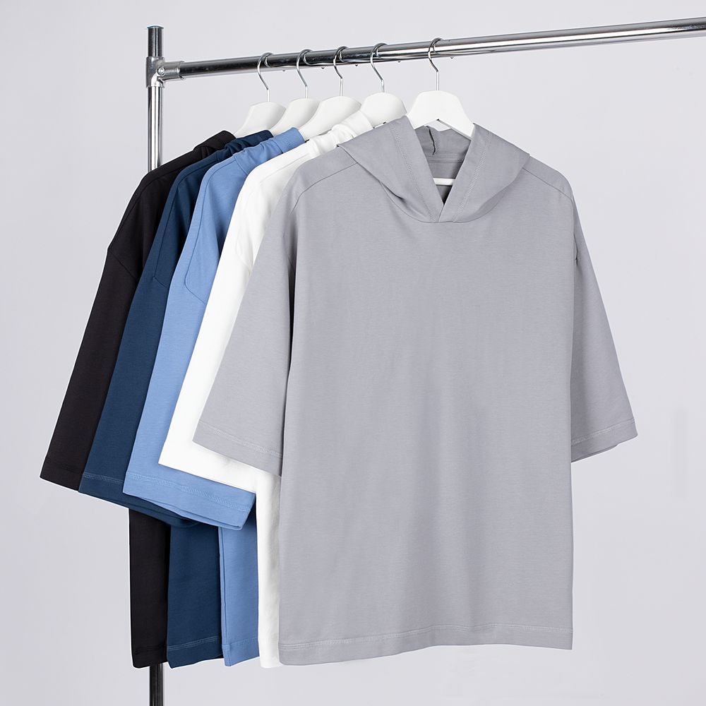 Футболка оверсай унисекс с капюшоном Neofit, черная / Миниатюра WWW (1000)