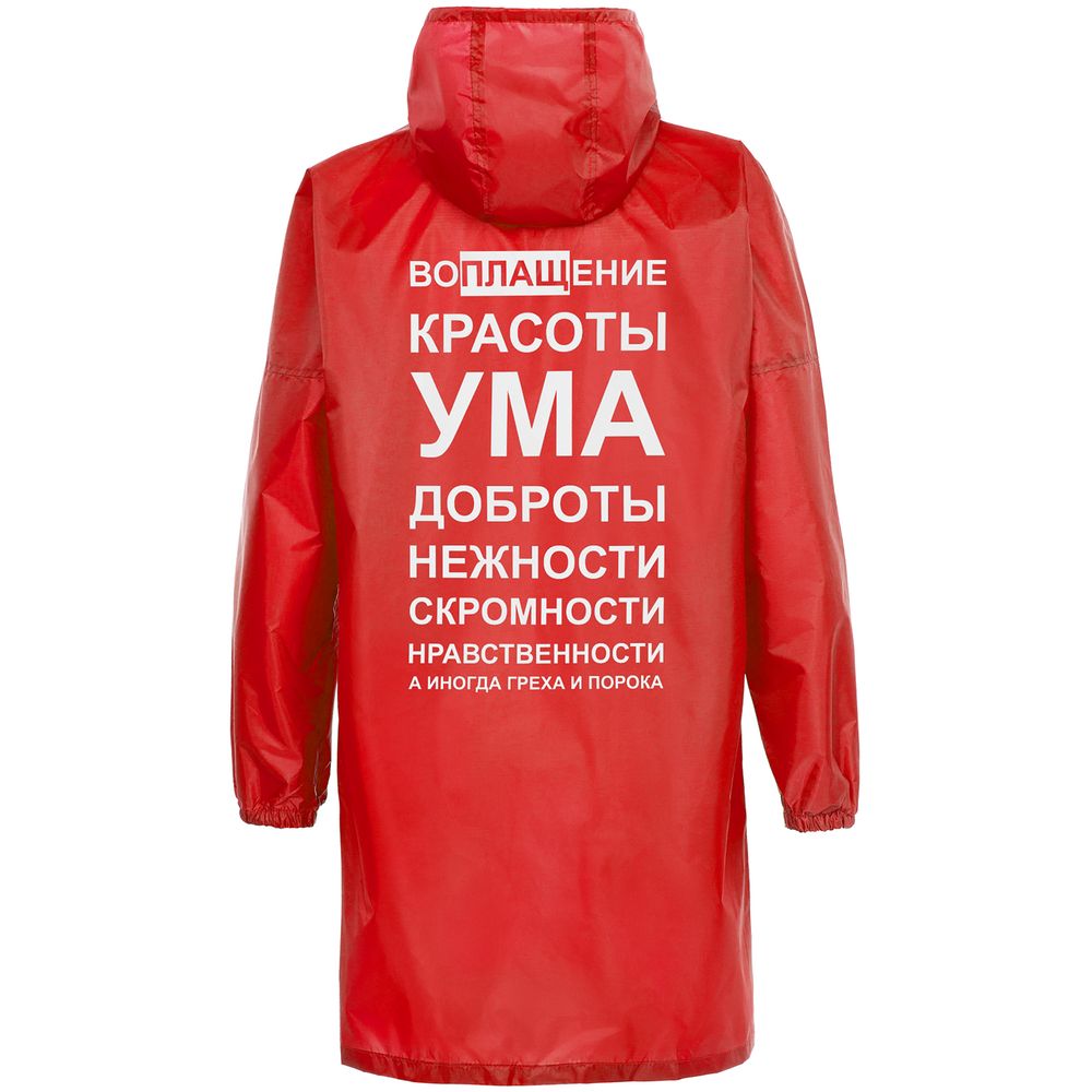 Дождевик «Воплащение всего», красный / Миниатюра WWW (1000)