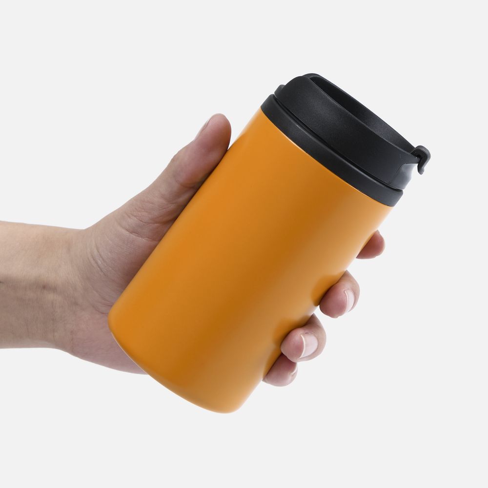 Термостакан Canella, оранжевый матовый / Миниатюра WWW (1000)