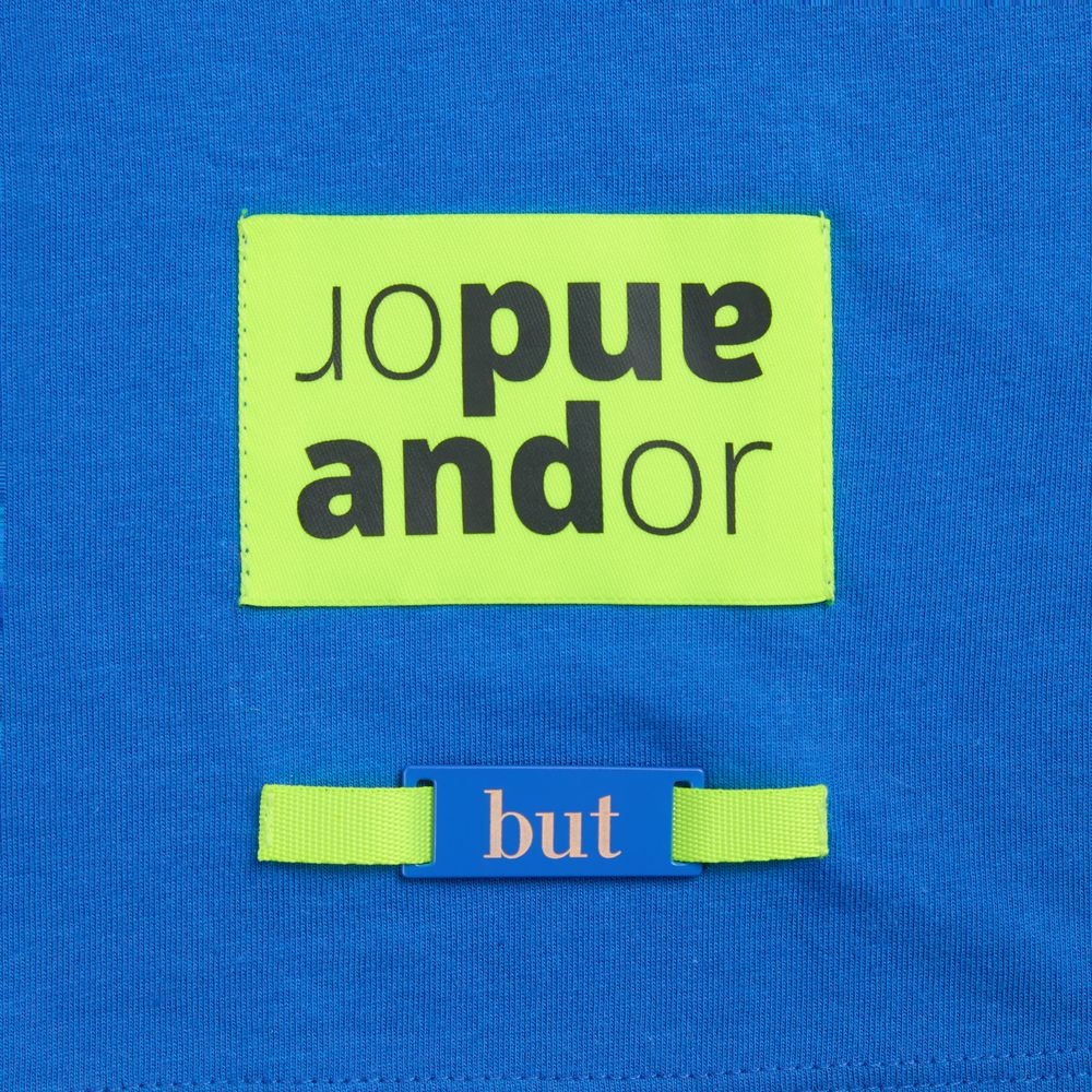 Лейбл тканевый Epsilon, XL, желтый неон / Миниатюра нанесения (1000)