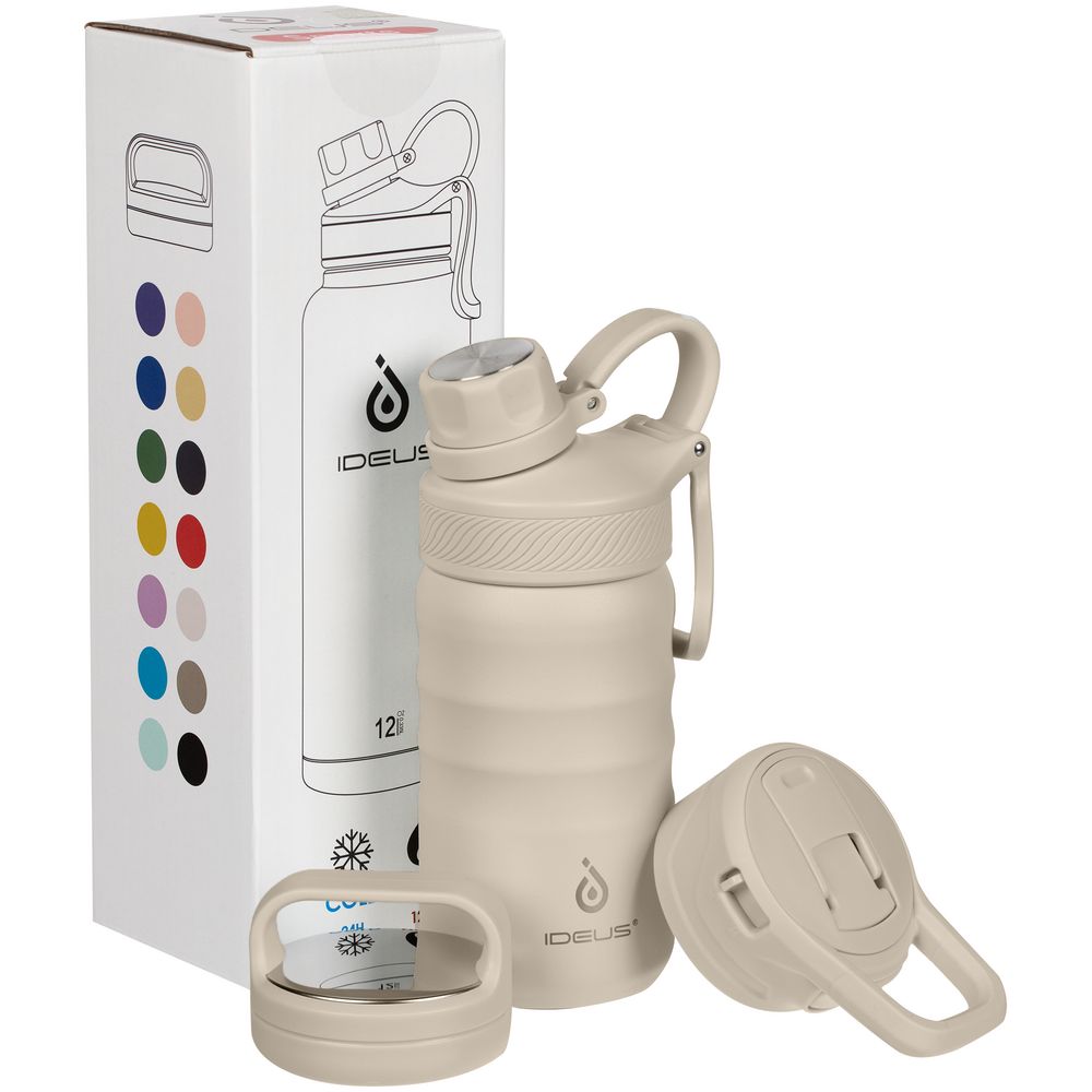 Термобутылка Fujisan, серая / Миниатюра WWW (1000)